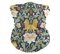 William Morris Red Strawberry Lion Caldo/Freddo Antivento raffreddamento ghette collo per gli uomini Rapida Asciugatura panno maschera per il viso per il lavoro