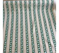 William Morris Rosso Auto Striscia Tessuto Foresta/Lino & Co 3M Lunghezze -