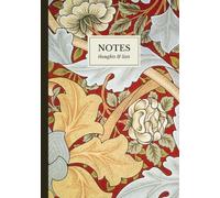 William Morris St James's Pattern Notebook: A5 Lined Notebook | Arts and Crafts Inspired Stationery