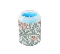 William Morris - Stazione di pulizia per zampe di fango, riutilizzabile, con spazzola in silicone, accessori e accessori per cani di taglia piccola, media e grande