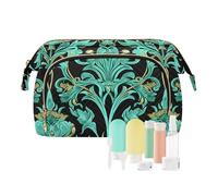 William Morris Stile Turchese Paisley Make Up Borse Per Le Donne Portatile Delle Donne Portafoglio Contanti per il Trucco Cosmetico monedero pequeno para mujer, william Morris Style turchese Paisley