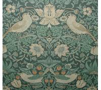 William Morris Strawberry Thief Woad Coprente Tessuto Tovaglia Telo Impermeabile