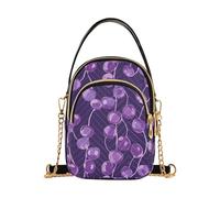 William Morris Style Plant Amethyst borsa a tracolla alla moda con multi tasche borse a mano da donna per viaggi