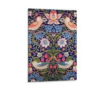 William Morris - The Strawberry Thief Textile Designed by William Morris 1883 Poster Cool Artworks Painting Wall Art Stampe su tela