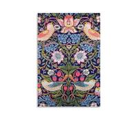 William Morris - The Strawberry Thief Textile Designed by William Morris 1883 Wall Art Picture Painting Poster su tela