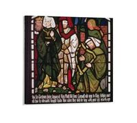 William Morris - Tristan e Isotta la fiera alla corte di re Artù da parete poster stampe per la decorazione della casa su tela Pai
