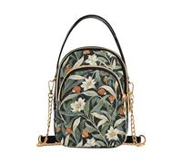 William Morris Wild Floral borsa a tracolla da donna alla moda con multi tasche borse a mano per viaggiare