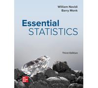 William Navidi Barry M Loose Leaf for Essential Statist (Rilegatura flessibile)
