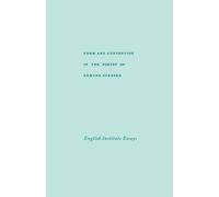 William Nelson Form and Convention in the Poetry of Edmund Sp (Copertina rigida)