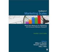 William O. Bearden Handbook of Marketing Scales (Copertina rigida)