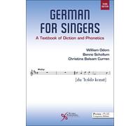 William Odom Benno Schollum Christina Balsam Curre German for Singer (Tascabile)