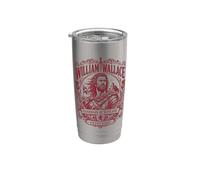 William of Wallace - Stampa granato del castello del guardiano scozzese Bicchiere termico in acciaio inox doppia parete