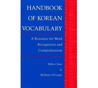 William O'Grady Miho Choo Handbook of Korean Vocabulary (Tascabile)
