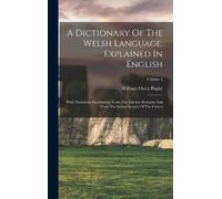 William Owen Pu A Dictionary Of The Welsh Language, Explained (Copertina rigida)