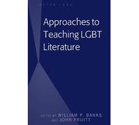 William P. Banks John Pru Approaches to Teaching LGBT Literat (Copertina rigida)