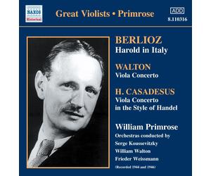William Primrose Harold in Italy/viola Concerto (Primrose) (CD) Album