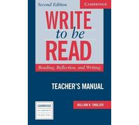 William R. Smalzer Write to be Read Teacher's Manual (Tascabile)
