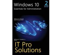 William R Stane Windows 10, Essentials for Administration, Pr (Copertina rigida)