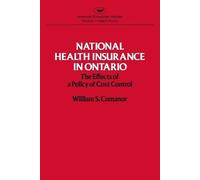 William S. Comanor National Health Insurance in Ontario (Tascabile)
