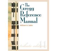 William Sabin The Gregg Reference Manual: A Manual of Style, Gram (Anello, filo)