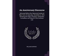 William Sampson An Anniversary Discourse (Tascabile)