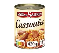 WILLIAM SAURIN - Le Cassoulet Mitonné 420 g - Set di 4 - Venduto in set