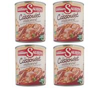 WILLIAM SAURIN - Le Cassoulet Mitonné 840 g, set di 4