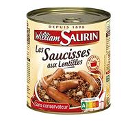 William Saurin Salsicce con lenticchie, 840 g