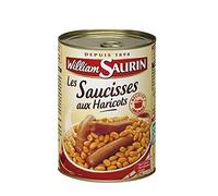 William Saurin - Salsicce In 420G Fagioli - Lot De 4 - Prezzo Per Lotto - Consegna Veloce