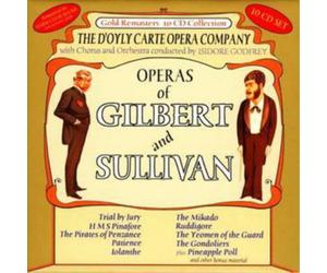 William Schwenck Gi Operas of Gilbert and Sullivan (D'oyly Carte Opera Com (CD)