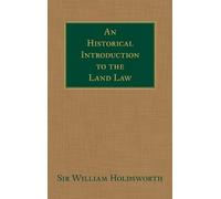 William Searle Holdsw An Historical Introduction to the Land (Copertina rigida)