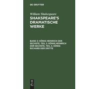 William Shakesp König Heinrich Der Sechste, Teil 2. König Hei (Copertina rigida)