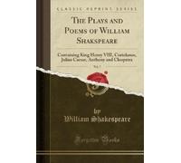 William Shakespear The Plays and Poems of William Shakspeare, Vol. (Tascabile)