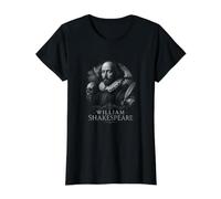 William Shakespeare Bardo di Versi Senza Tempo Maglietta con Stampa Grafica Economica