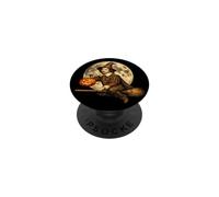 William Shakespeare Cappello da strega Jack O Lantern Moon scopa PopSockets PopGrip Adesivo