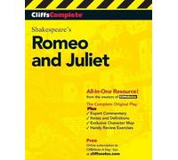 William Shakespeare CliffsComplete Shakespeare's Romeo and Juliet (Tascabile)