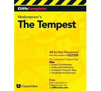 The Tempest: Complete Study Edition (Cliffs Notes S.) by William Shakespeare
