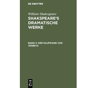 William Shakespeare Der Kaufmann von Venedig (Copertina rigida)