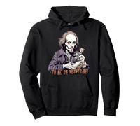 William Shakespeare Essere o Non Essere Felpa con Cappuccio