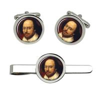William Shakespeare Gemelli E Fermacravatta Set