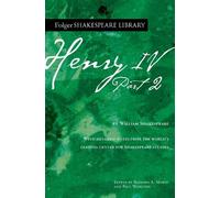 William Shakespeare Henry IV, Part 2 (Tascabile) Folger Shakespeare Library