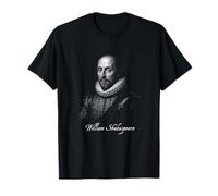 William Shakespeare Rinascimento Poeta Ritratto Iconico Maglietta