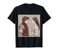 William Shakespeare - Ritratto di disegno a matita Romeo e Giulietta Maglietta