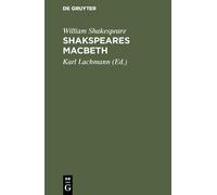William Shakespeare Shakspeare’s Macbeth (Copertina rigida)
