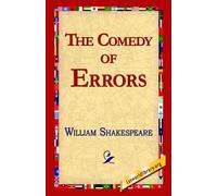 William Shakespeare The Comedy of Errors (Tascabile)