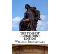 William Shakespeare The Tempest - Large Print Edition (Tascabile)