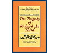 William Shakespeare The Tragedie of Richard the Third (Tascabile) Applause Books