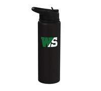 William Smith College Herons WS Monogramma Logo - HWSC Stainless Steel Insulated Water Bottle