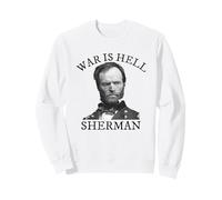 William Tecumseh Sherman Civil War History Citazione Felpa