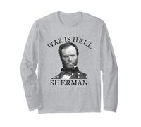 William Tecumseh Sherman Civil War History Citazione Maglia a Manica